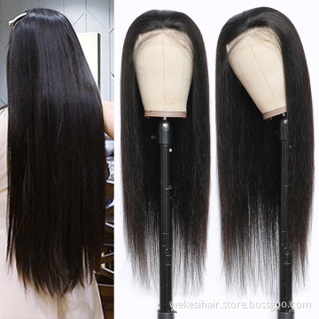 Film Transparent Swiss Lace Front Wig,Pre Plucked Raw Virgin Hair Wig Hd Lace Wig Lace Front,Hd Lace Frontal Wig For Black Women